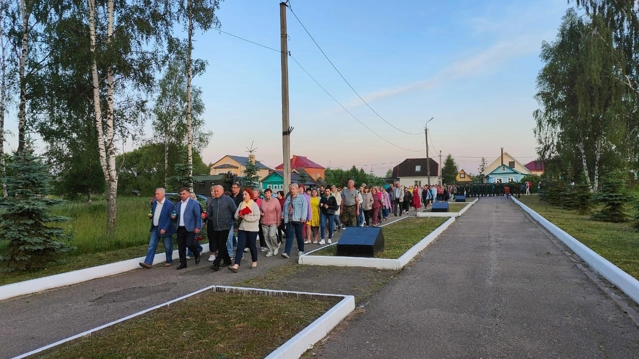 Участие в митинге, посвященном Дню памяти и скорби.